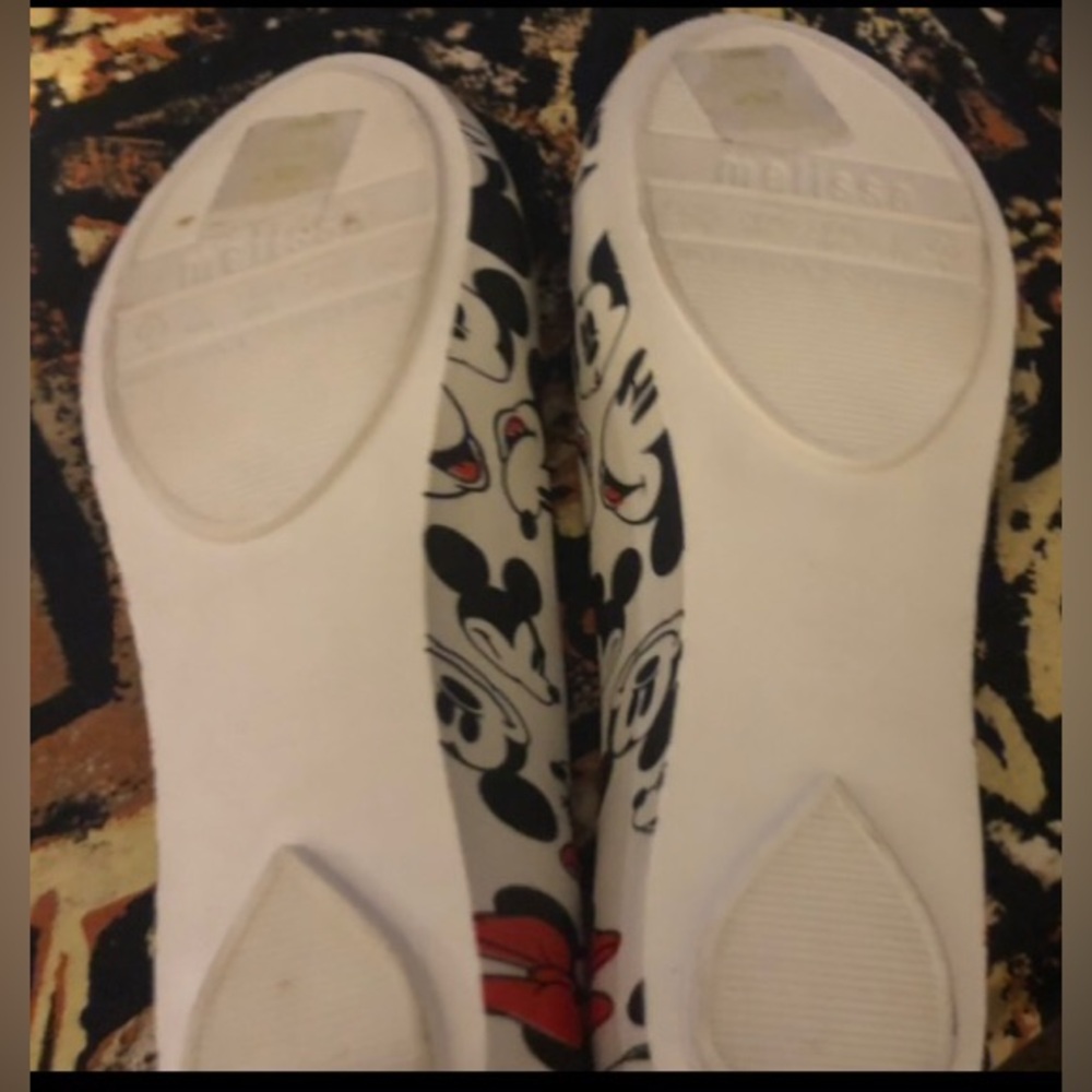 Melissa Minnie Mouse Ballet Disney Flats Size 5 - Picture 7 of 10